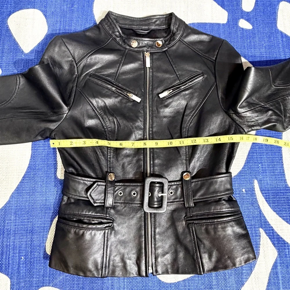 Arden B Moto Leather Jacket - Picture 14 of 16